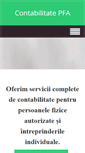 Mobile Screenshot of contabilitatepfa.info